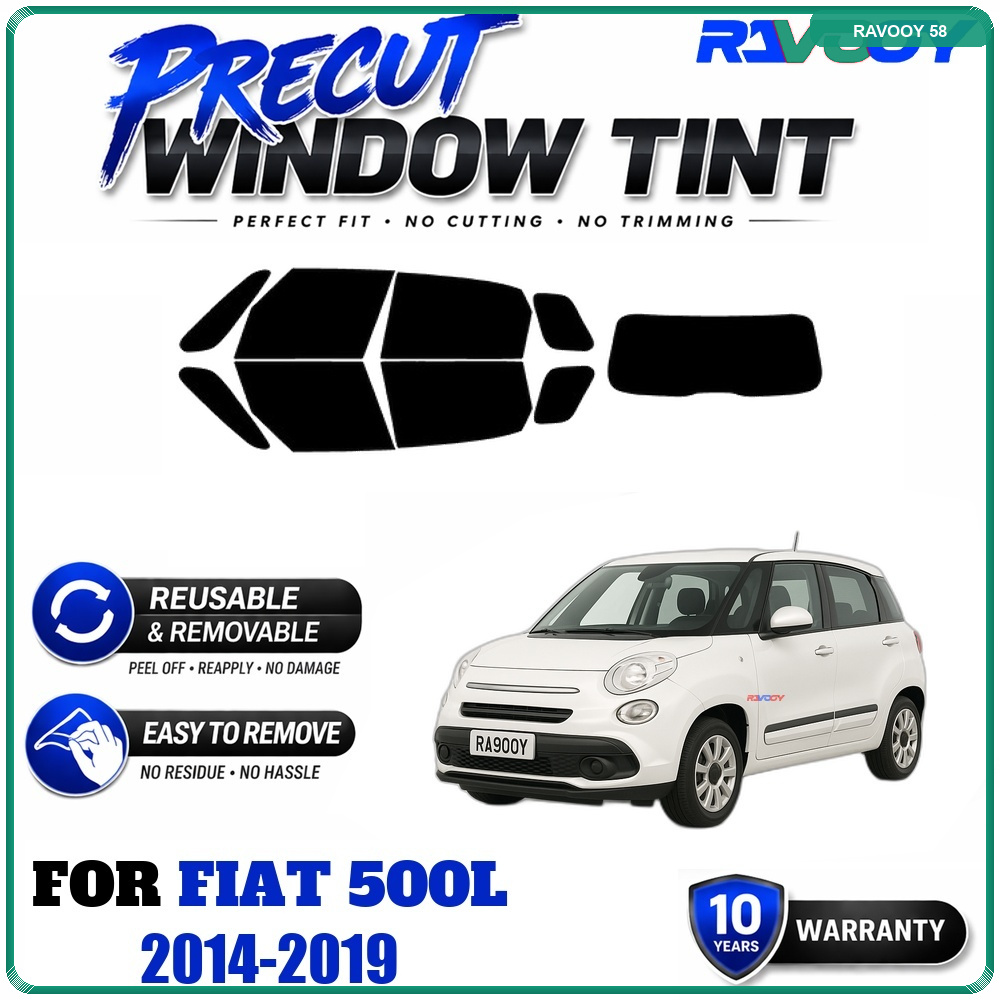 Air Bubble Remover - RAVOOY Vorgeschnittene Fensterfolie, Wiederverwendbare Abnehmbare EPU-Folie,