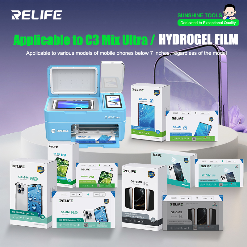 RELIFE GF-1M GF-5MS HD TPH Hyd – Screen Protector Cutter Bewertung und Preis